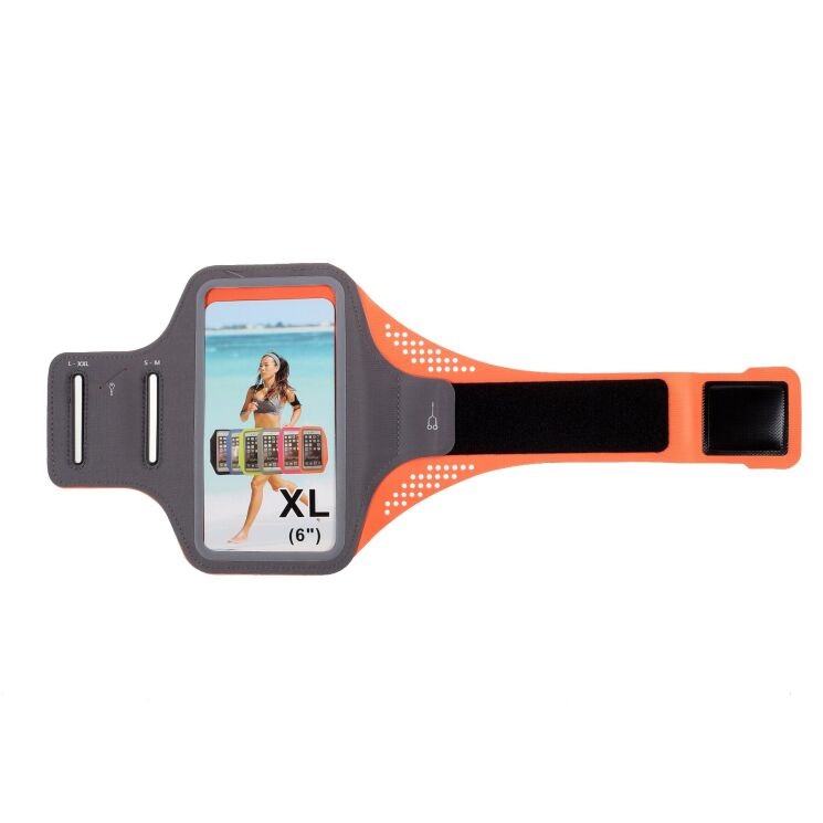 Чохол на руку Deexe Run Grip - Orange (983108O) Чохол на руку Deexe Run Grip - Orange: фото 3 з 9