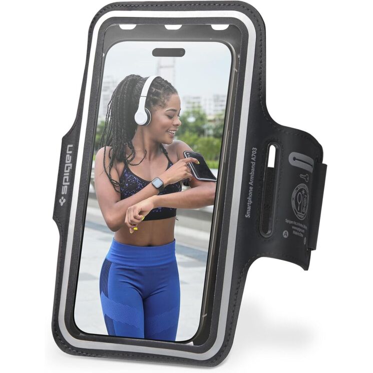 Чехол на руку Spigen (SGP) Dynamic Shield Armband A703 - Black: фото 1 из 9