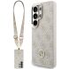 Чохол з ремінцем Guess 4G Big Rhinestone Triangle Strap MagSafe для Samsung Galaxy S26 Ultra (S948) GUHMS26LP4G4DCSP - Pink (408538P). Фото 1 з 8
