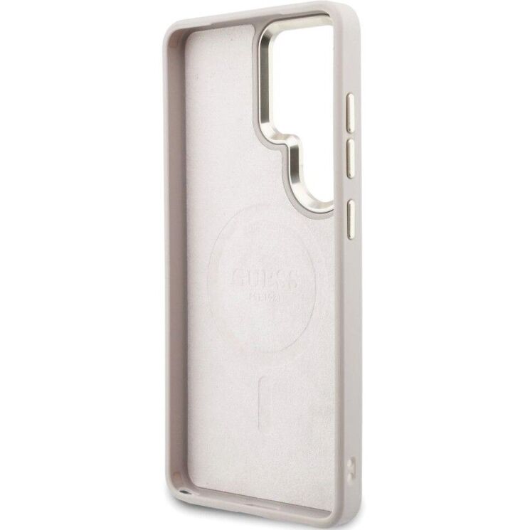 Чохол з ремінцем Guess 4G Big Rhinestone Triangle Strap MagSafe для Samsung Galaxy S26 Ultra (S948) GUHMS26LP4G4DCSP - Pink: фото 7 з 8