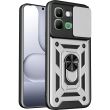 Чехол с защитой камеры Deexe Armor Shield для Infinix Note Edge - Silver (409203S)