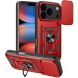 Чохол із захистом камери Deexe Armor Shield для iPhone 18 Pro / 17 Pro - Red (423626R). Фото 1 з 9