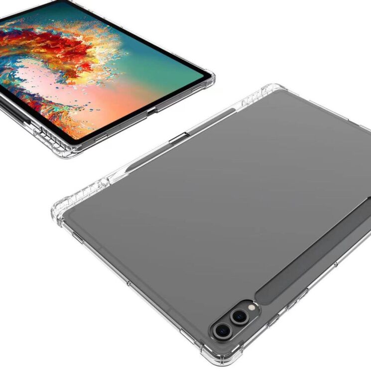 Чехол UniCase Airbag Max with Pencil Holder для Samsung Galaxy Tab S9 Plus (X810/816) - Transparent: фото 5 из 6