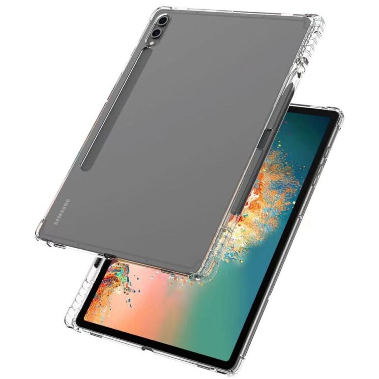 Чехол UniCase Airbag Max with Pencil Holder для Samsung Galaxy Tab S9 Plus (X810/816) - Transparent: фото 3 из 6