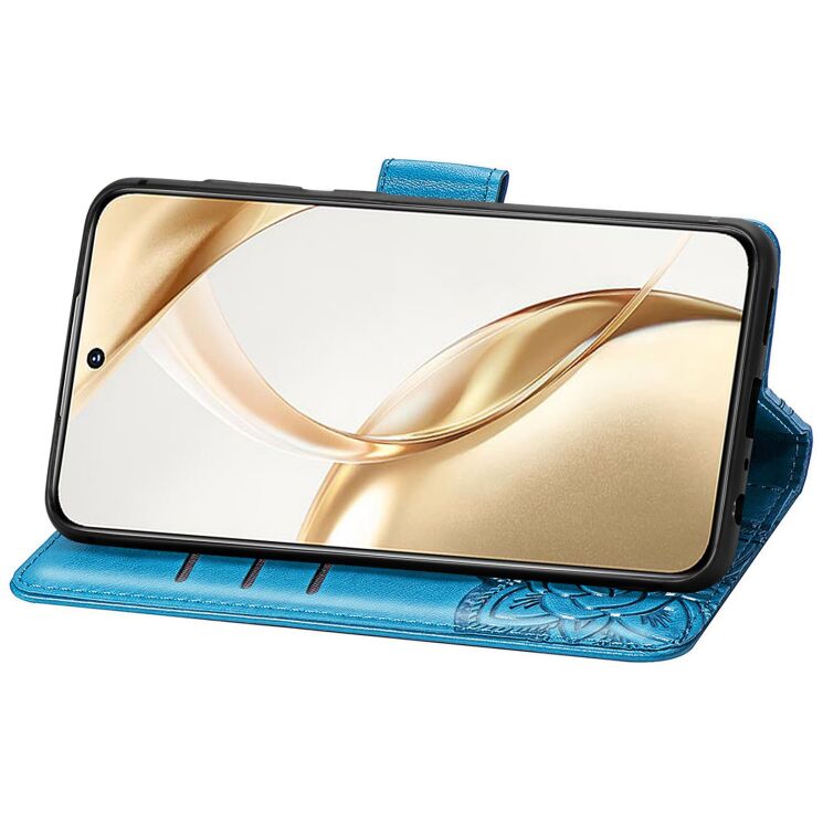 Чохол-книжка з малюнком UniCase Butterfly Pattern для Honor 200 - Blue: фото 3 з 7