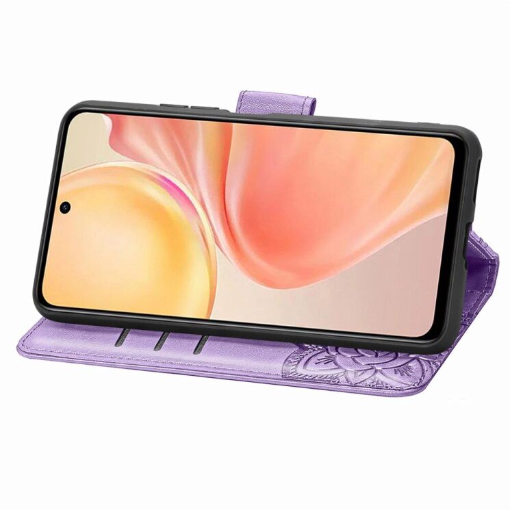 Чохол UniCase Butterfly Pattern для Infinix Smart 9 (X6532) - Light Purple: фото 3 з 6