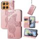 Чехол UniCase Butterfly Pattern для Motorola Moto G15 - Rose Gold (377409RG). Фото 1 из 14
