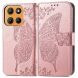 Чехол UniCase Butterfly Pattern для Motorola Moto G15 - Rose Gold (377409RG). Фото 2 из 14