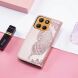 Чехол UniCase Butterfly Pattern для Motorola Moto G15 - Rose Gold (377409RG). Фото 6 из 14