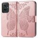 Чехол UniCase Butterfly Pattern для Motorola Moto G55 - Rose Gold (366133RG). Фото 1 из 7