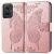 Чехол UniCase Butterfly Pattern для Motorola Moto G55 - Rose Gold: фото 1 из 7