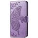 Чехол UniCase Butterfly Pattern для OPPO Reno 12 F/FS - Light Purple (360124LV). Фото 4 из 10