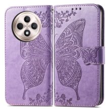 Чехол UniCase Butterfly Pattern для OPPO Reno 12 F/FS - Light Purple: фото 1 из 10