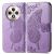 Чехол UniCase Butterfly Pattern для OPPO Reno 12 F/FS - Light Purple: фото 1 из 10