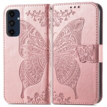 Чехол UniCase Butterfly Pattern для Samsung Galaxy A16 (A165) - Rose Gold: фото 1 из 6