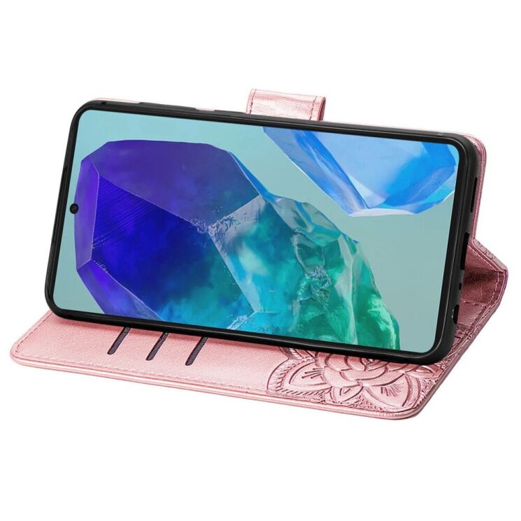 Чехол UniCase Butterfly Pattern для Samsung Galaxy A16 (A165) - Rose Gold: фото 3 из 6
