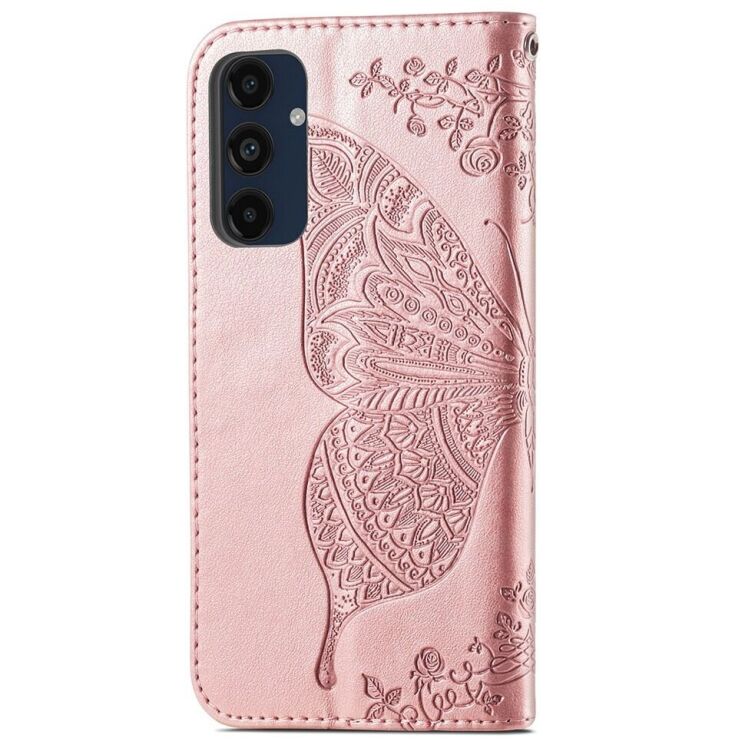 Чехол UniCase Butterfly Pattern для Samsung Galaxy A16 (A165) - Rose Gold: фото 5 из 6