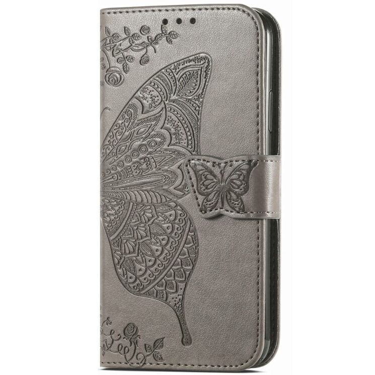 Чехол UniCase Butterfly Pattern для Samsung Galaxy A24 (A245) - Grey: фото 4 из 8