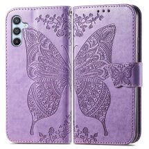 Чехол UniCase Butterfly Pattern для Samsung Galaxy A36 (A366) / A56 (A566) - Light Purple: фото 1 из 10