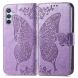 Чехол UniCase Butterfly Pattern для Samsung Galaxy A36 (A366) / A56 (A566) - Light Purple (372006LV). Фото 1 из 10