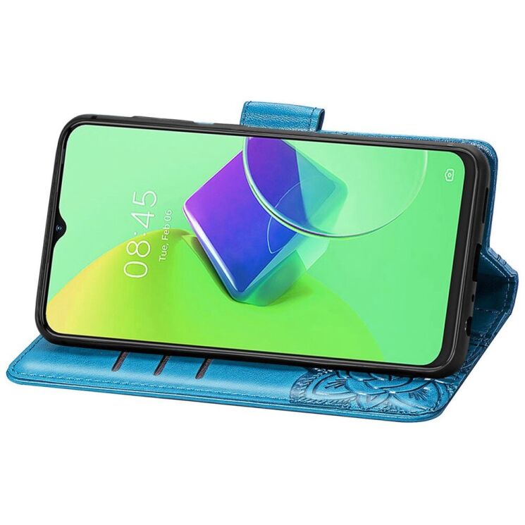 Чехол UniCase Butterfly для Tecno Spark 9 Pro (KH7n) - Blue: фото 3 из 10