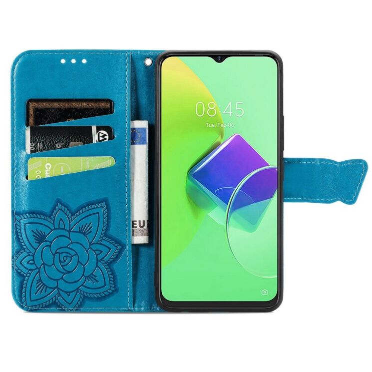 Чехол UniCase Butterfly для Tecno Spark 9 Pro (KH7n) - Blue: фото 2 из 10