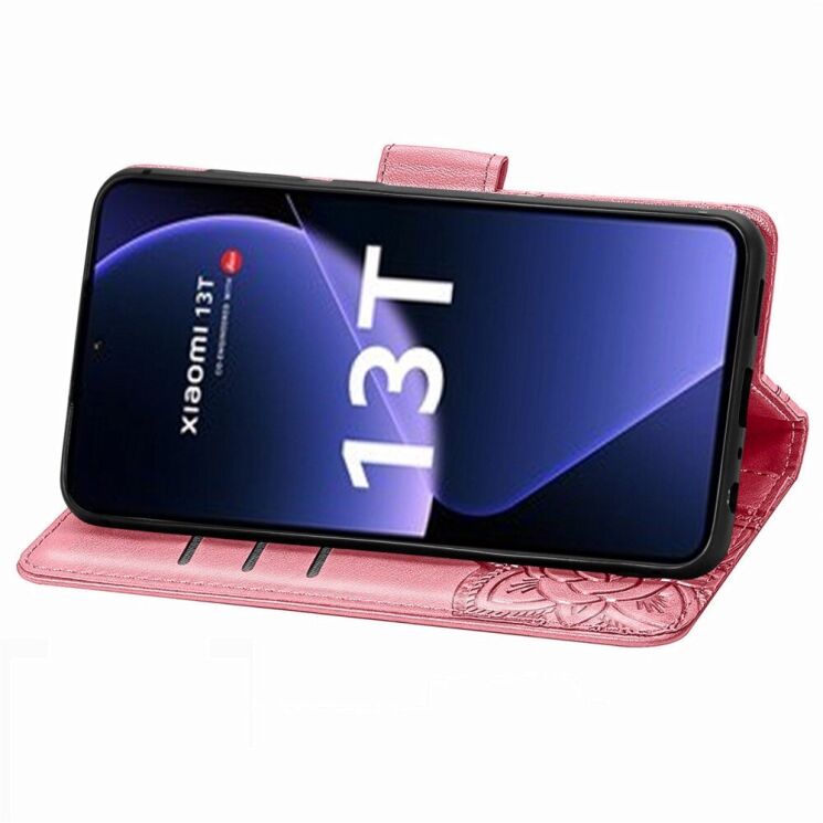 Чехол UniCase Butterfly Pattern для Xiaomi 13T / 13T Pro - Pink: фото 3 из 9