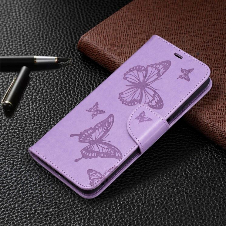 Чехол UniCase Butterfly Pattern для Xiaomi Redmi 9T - Purple: фото 5 из 10