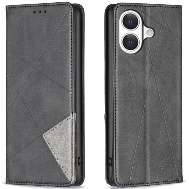 Чохол UniCase Geometric Pattern для Apple iPhone 17 - Black: фото 1 з 8