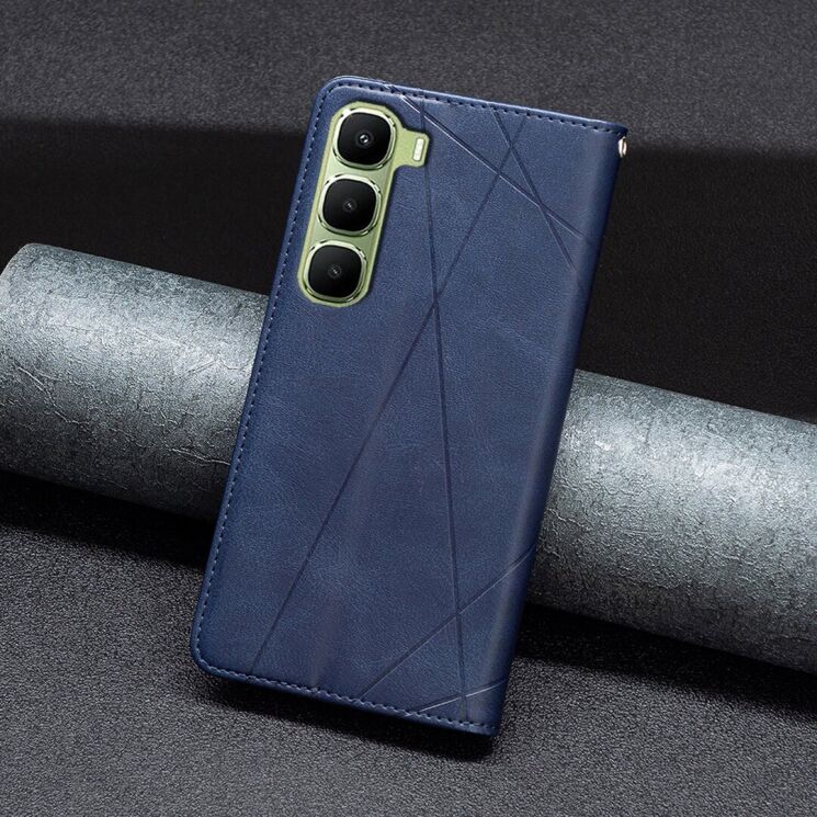 Чохол UniCase Geometric Pattern для Infinix Hot 60 Pro Plus - Blue: фото 6 з 8