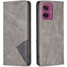 Чехол UniCase Geometric Pattern для Motorola Moto G55 - Grey: фото 1 из 8