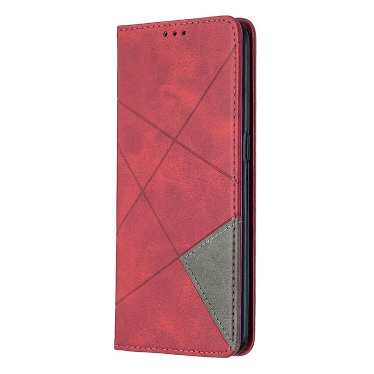 Чехол-книжка с кармашками UniCase Geometric Pattern для OPPO A31 - Red: фото 2 из 10