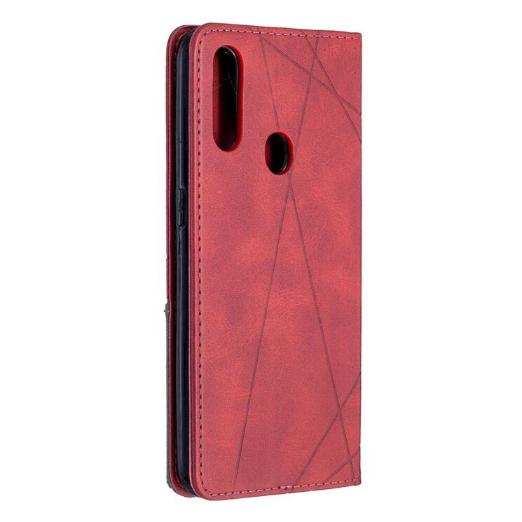 Чехол-книжка с кармашками UniCase Geometric Pattern для OPPO A31 - Red: фото 3 из 10