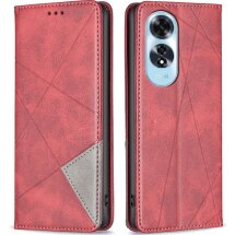 Чехол UniCase Geometric Pattern для OPPO A60 - Red: фото 1 из 8