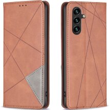 Чехол UniCase Geometric Pattern для Samsung Galaxy A16 (A165) - Brown: фото 1 из 8