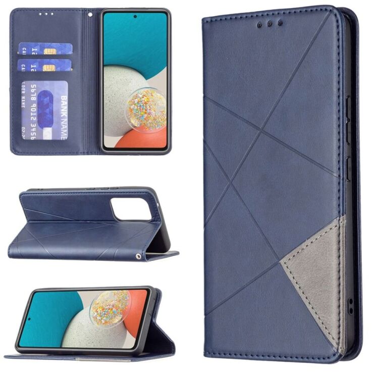 Чохол UniCase Geometric Pattern для Samsung Galaxy A53 (A536) - Blue: фото 1 з 9
