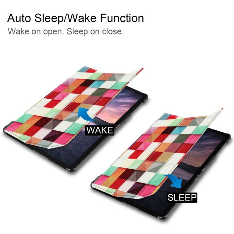 Чехол UniCase Life Style для Samsung Galaxy Tab S4 10.5 (T830/835) - Colorful Checks: фото 4 из 7