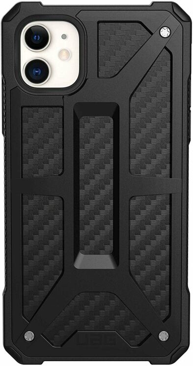 Чехол URBAN ARMOR GEAR (UAG) Monarch для iPhone 11 - Carbon Fiber: фото 2 из 8