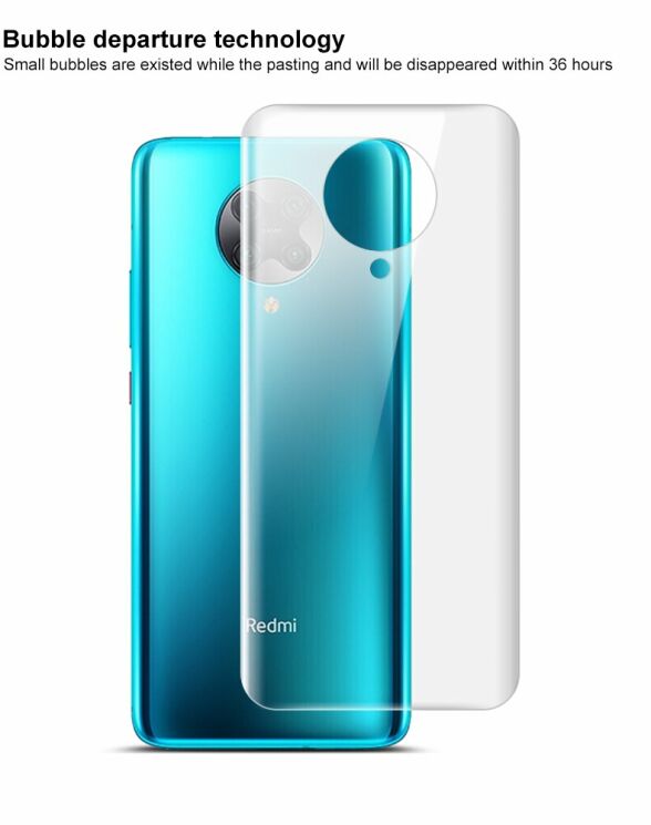 Комплект защитных пленок на заднюю панель IMAK Full Coverage Hydrogel Film для Xiaomi Poco F2 Pro / Redmi K30 Pro : фото 12 из 18