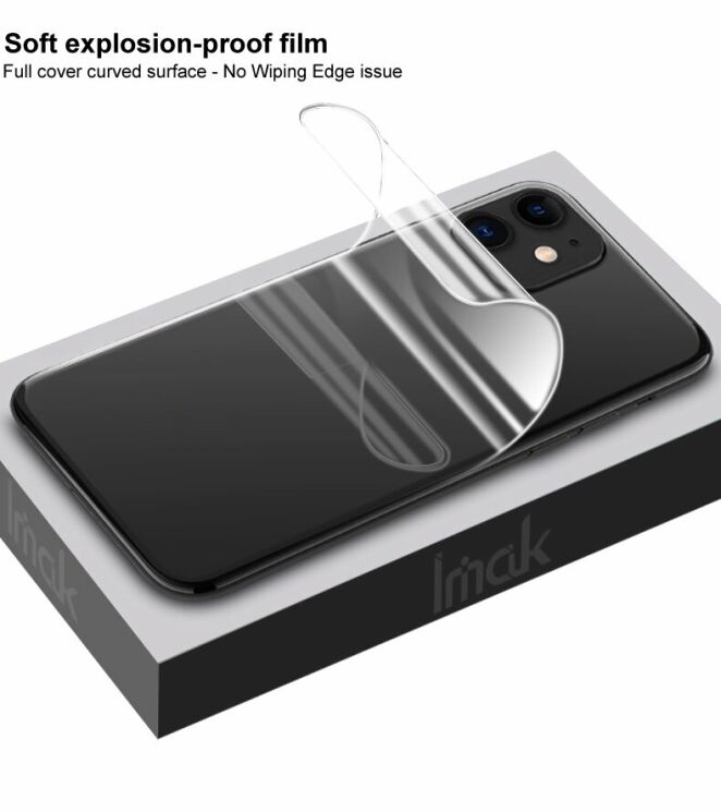 Комплект защитных пленок на заднюю панель IMAK Full Coverage Hydrogel Film для Xiaomi Poco F2 Pro / Redmi K30 Pro : фото 8 из 18