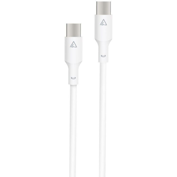 Кабель ACCLAB PwrX 60W Type-C to Type-C (1.2m) - White: фото 1 з 5