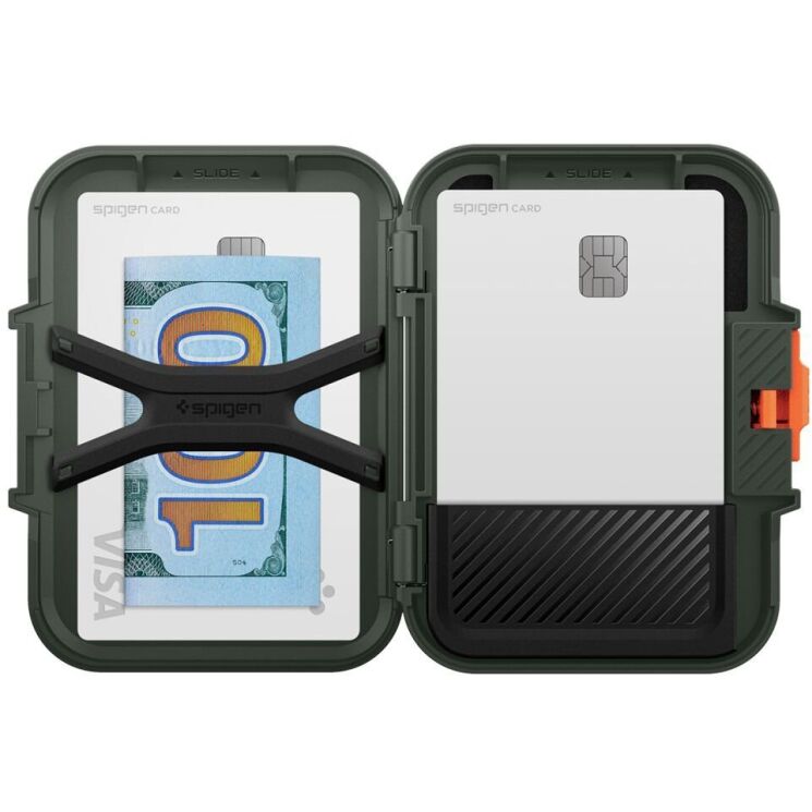Кардхолдер Spigen (SGP) Lock Fit (MagFit) AFA08528 - Military Green: фото 9 из 21