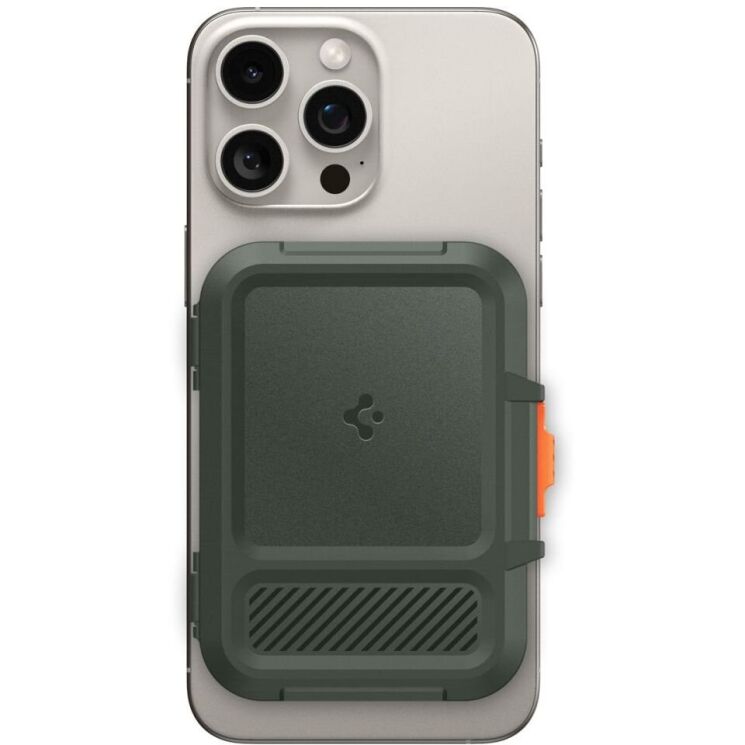 Кардхолдер Spigen (SGP) Lock Fit (MagFit) AFA08528 - Military Green: фото 3 из 21