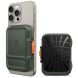 Кардхолдер Spigen (SGP) Lock Fit (MagFit) AFA08528 - Military Green (982401G). Фото 2 из 21