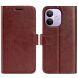 Класичний чохол-книжка Deexe Wallet Style для Xiaomi Redmi Note 17 Pro Plus - Brown (430603Z). Фото 1 з 8