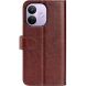 Класичний чохол-книжка Deexe Wallet Style для Xiaomi Redmi Note 17 Pro Plus - Brown (430603Z). Фото 6 з 8