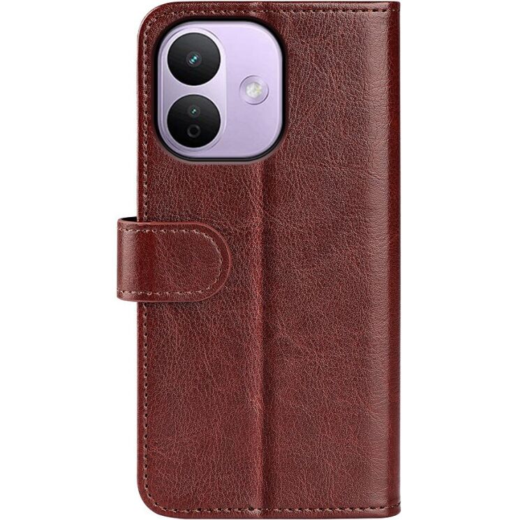 Класичний чохол-книжка Deexe Wallet Style для Xiaomi Redmi Note 17 Pro Plus - Brown (430603Z) Класичний чохол-книжка Deexe Wallet Style для Xiaomi Redmi Note 17 Pro Plus - Brown: фото 6 з 8