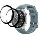 Комплект защитных пленок Deexe Protector Film для OPPO Watch X / OnePlus Watch 2 - Black (355203B). Фото 1 из 6
