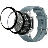 Комплект защитных пленок Deexe Protector Film для OPPO Watch X / OnePlus Watch 2 - Black: фото 1 из 6