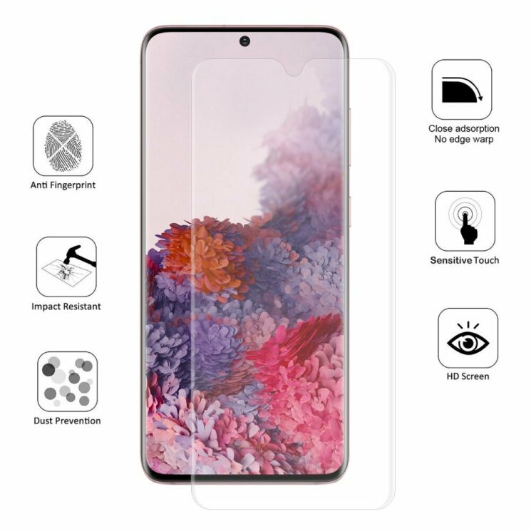 Комплект защитных пленок ENKAY Soft 3D для Samsung Galaxy S20 Plus (G985): фото 5 из 9
